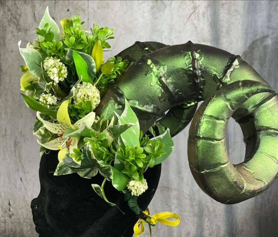 Corona Di Fata Con Corna E Fiori – Accessorio Cosplay Elfico, Regolabile, Per Rinascimentali E Servizi Fotografici